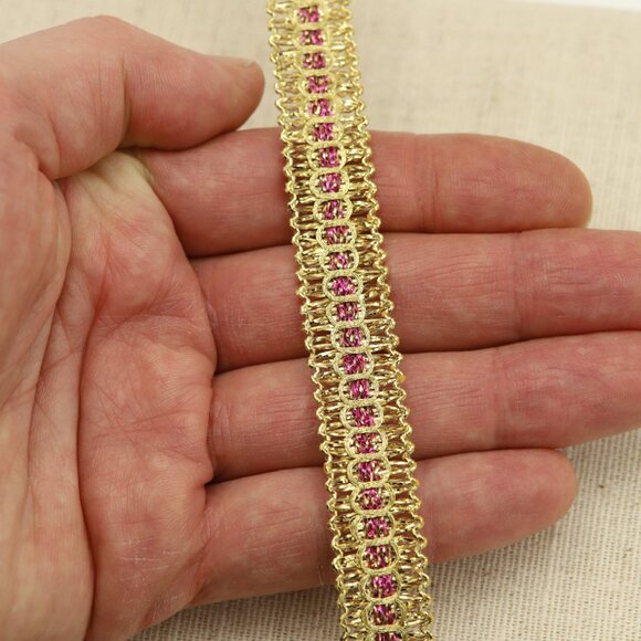 Gold Color Choker Adjustable Elegant Lace Chokers  (#53) - Picture 4 of 9